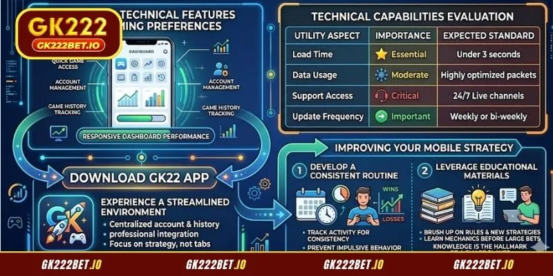 Clear and responsive mobile dashboard for better performance