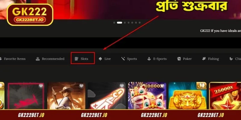 Explore a vast collection of premium GK22 Slots titles