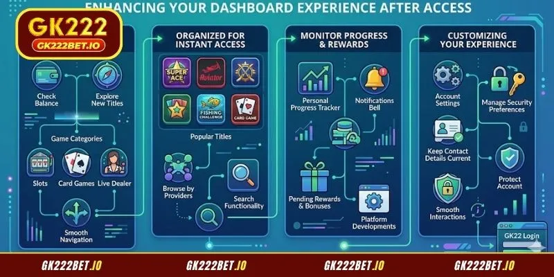 Explore your personal gaming hub once you have gained entry