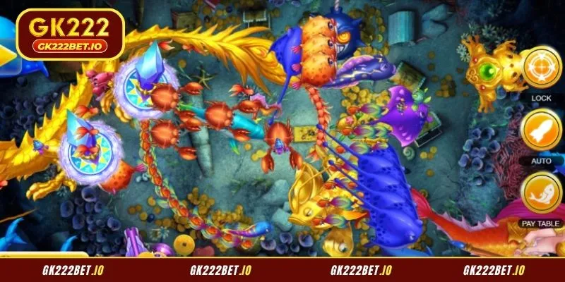The vibrant interface of the Golden Dragon fish game