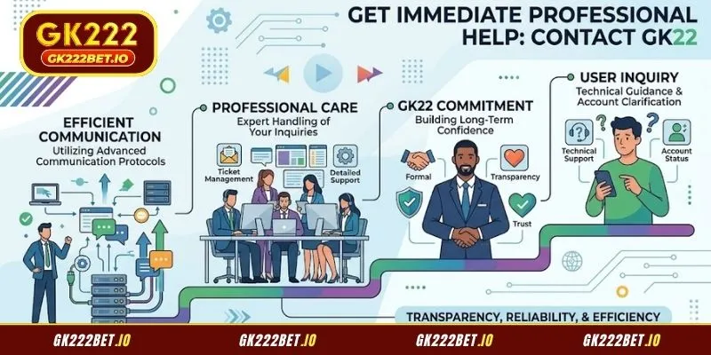 Use this option when you want to Contact GK22 for quick help